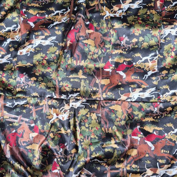 Cabi Gray Black 2 Button Wool Jacket Equestrian Hunt Scene Liner 2 Pockets 8 - Picture 7 of 7